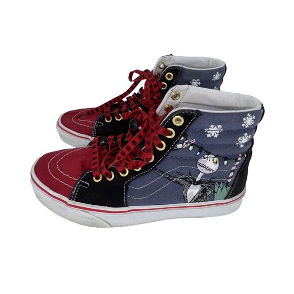 VANS The Nightmare Before Christmas x Sk8- High Christmas town,7 woman, 5.5 men - Picture 3 of 16